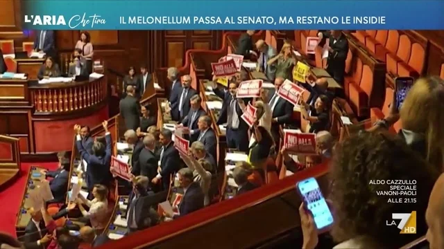 Il Melonellum passa al Senato, ma restano le insidie