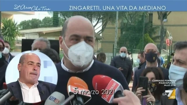 Nicola Zingaretti, una vita da mediano