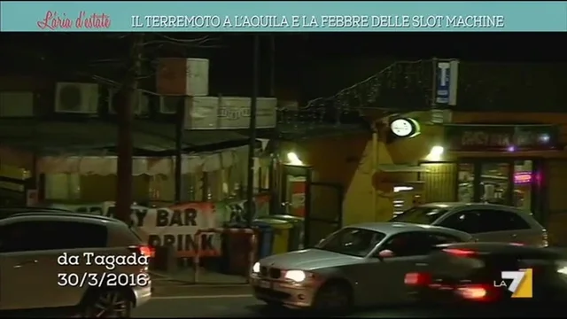 Il terremoto a L'Aquila e la febbre delle slot machine