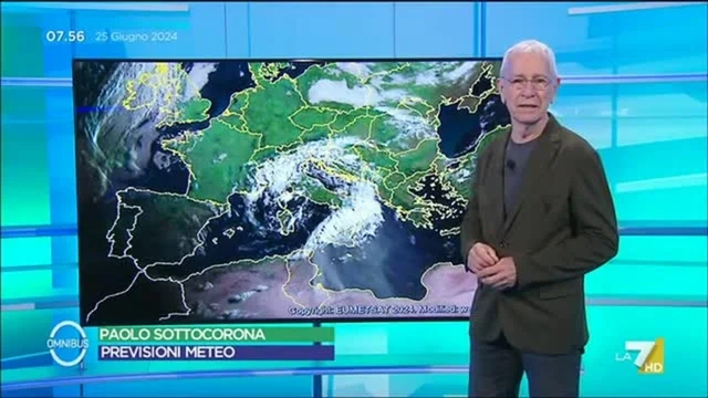 Le previsioni meteo di oggi