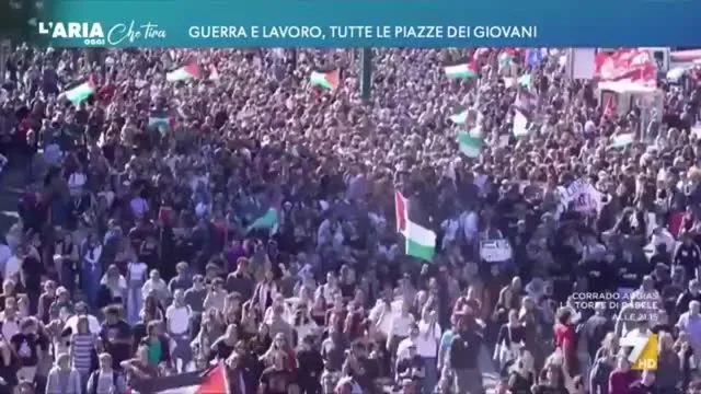Guerra e lavoro, tutte le piazze dei giovani