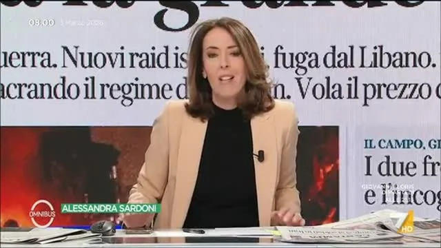 Omnibus Dibattito - Puntata del 3/3/2026