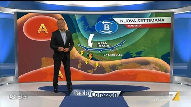 Il meteo della sera del 23 settembre