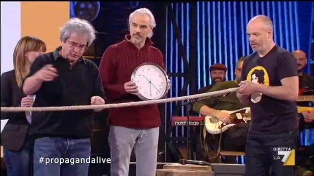 L'esperimento scientifico di Carlo Rovelli a Propaganda Live