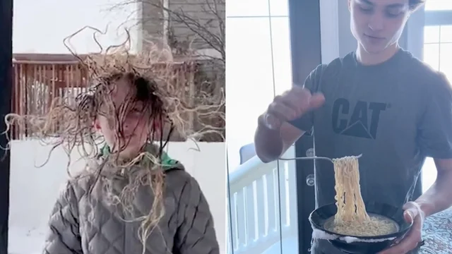 Freddo record: i video virali tra challenge e non