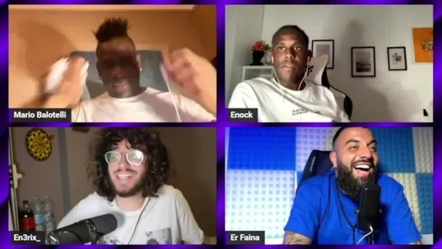 Mario Balotelli abbandona una live dopo una critica a un giocatore del Milan