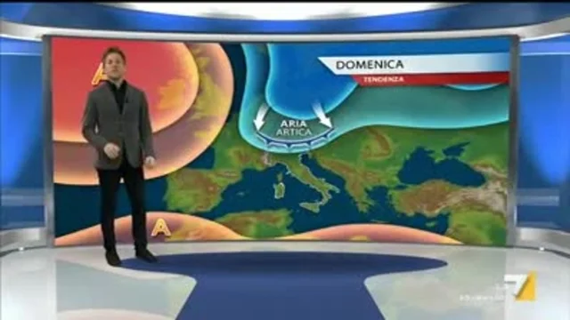 Il meteo della sera