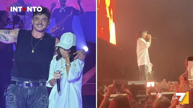Angelina Mango a sorpresa sul palco di Olly: torna a cantare dopo un anno di stop