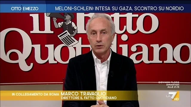 Meloni-Schlein. Intesa su Gaza scontro su Nordio - Otto e Mezzo - Puntata del 13/2/2024