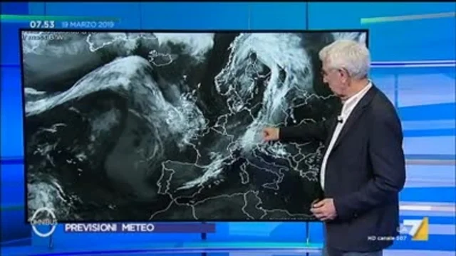 Le previsioni del tempo del 19 marzo