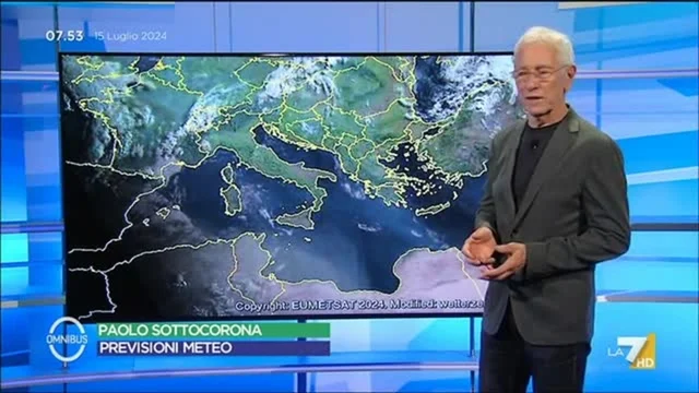 Le previsioni meteo di oggi