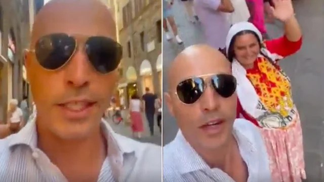 Firenze, il video del leghista contro la mendicante: "Vota Lega per non vederla mai più"