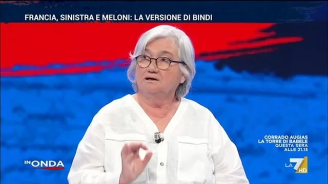 Francia, la sinistra e Meloni: la versione di Bindi - In Onda - Puntata del 10/7/2024