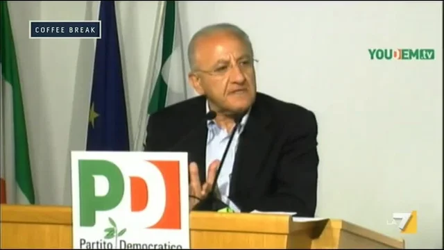 Direzione PD De Luca: neanche Totò Riina ha avuto il trattamento che ho avuto io