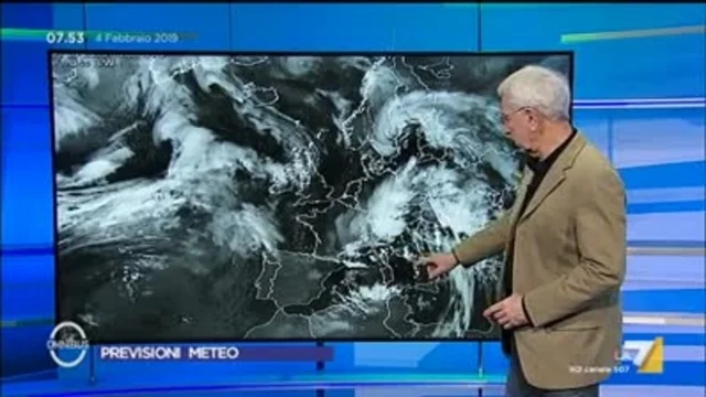Il meteo del 4 febbraio