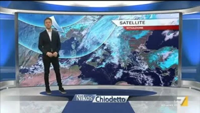 Il meteo della sera del 18 gennaio