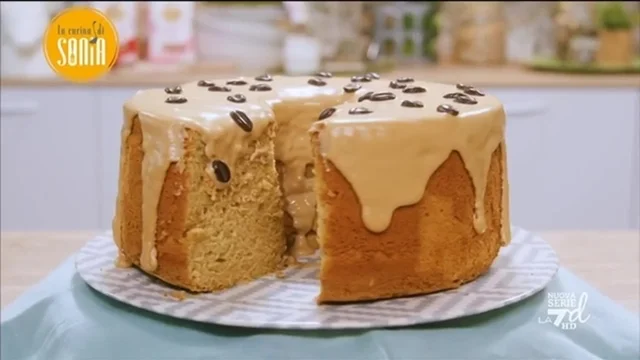 Chiffon cake al caffè