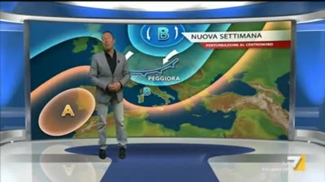 Il meteo della sera del 18 marzo