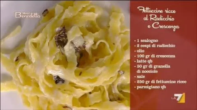 Fettuccine Ricce al Radicchio