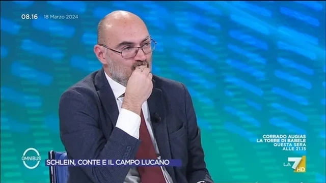 Schlein, Conte e il campo lucano - Omnibus, 18/03/2024