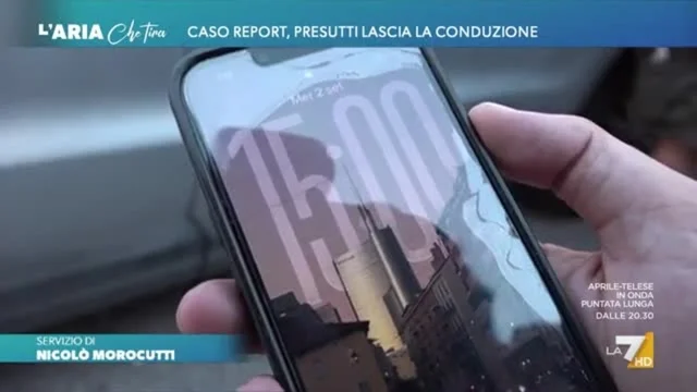 Caso Report, Presutti lascia la conduzione