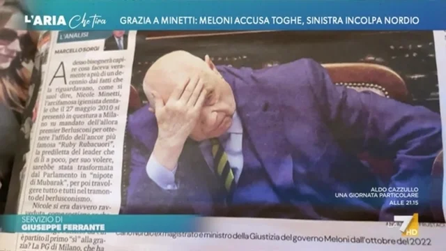 Grazia a Nicole Minetti: Meloni accusa le toghe, la sinistra incolpa Nordio