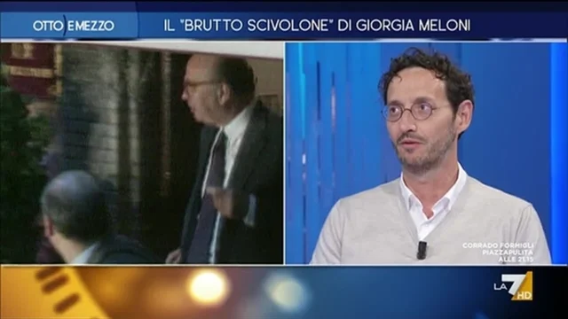Il 'Brutto scivolone' di Giorgia Meloni - Otto e Mezzo - Puntata del 27/04/2023