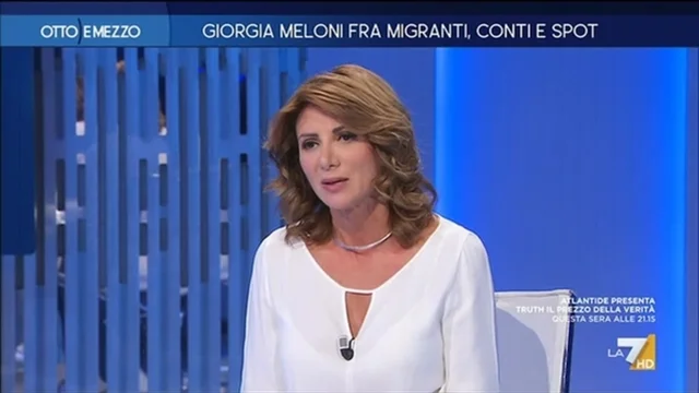 Giorgia Meloni fra migranti, conti e spot - Otto e Mezzo - Puntata del 27/09/2023