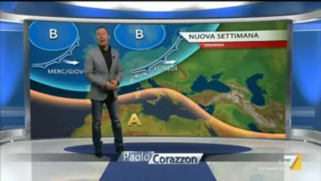 Il meteo della sera del 4 marzo