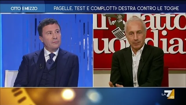 Pagelle, test e complotti: destra contro le toghe - Otto e Mezzo - Puntata del  27/11/2023