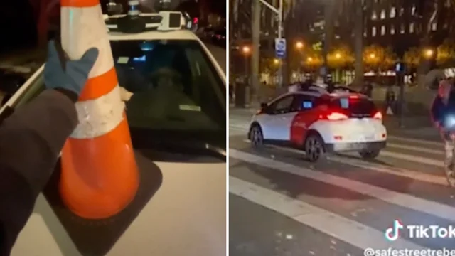 San Francisco, coni sulle auto a guida autonoma: la protesta di Safe Streets Rebel