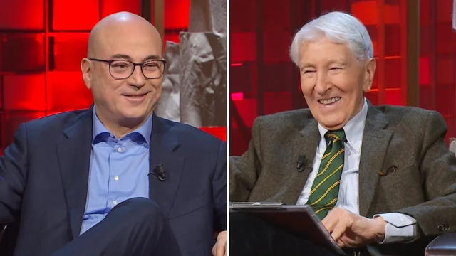 Siparietto tra Augias e Cazzullo: "Bisogna darsi da fare, altrimenti non si arriva a 91 anni...", "La pianti"