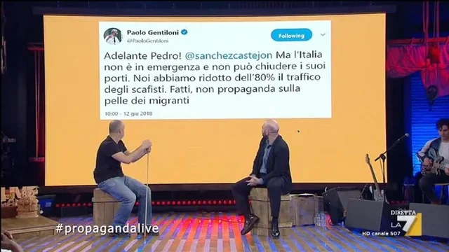 Propaganda Live - L'intervista a Roberto Saviano