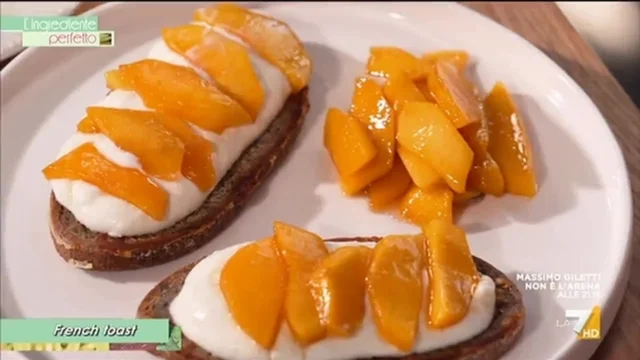 French toast alle pesche