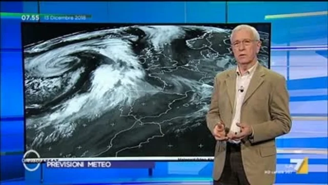 Il meteo del 13 dicembre