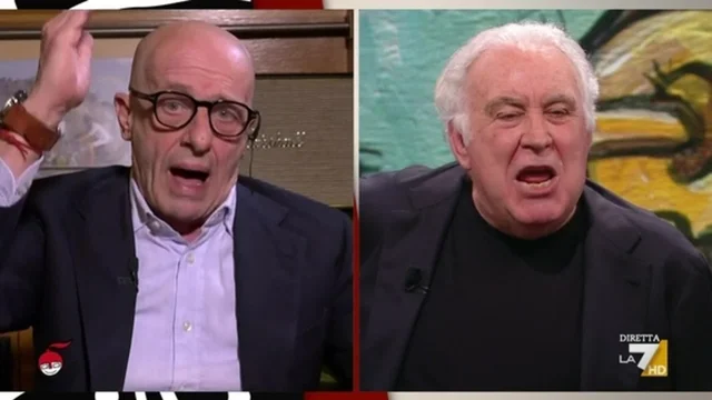 Lo scontro tra Sallusti e Santoro: "Combatti contro Meloni e lasci soli gli ucraini? Ma per favore!"