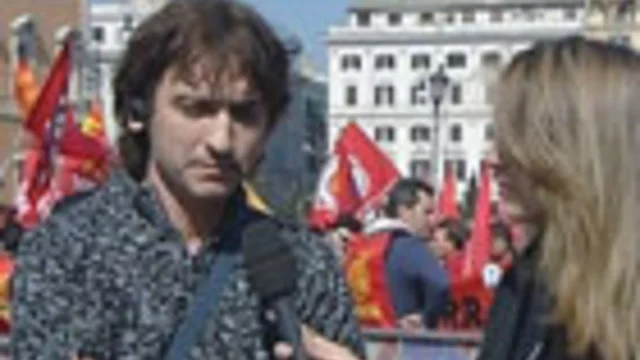 LAVORO: COLLEGAMENTO DALLA MANIFESTAZIONE A ROMA