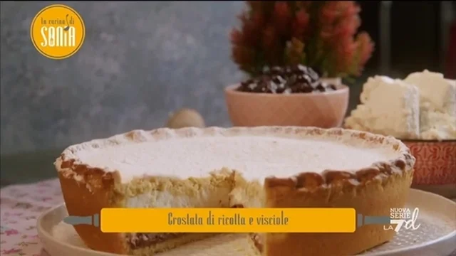 Crostata di ricotta e visciole