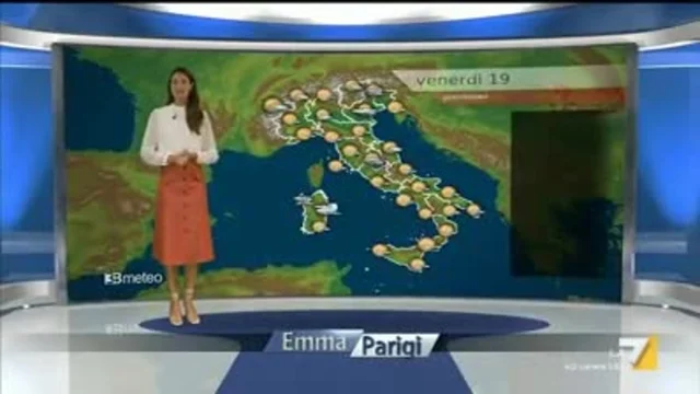 Il meteo della sera