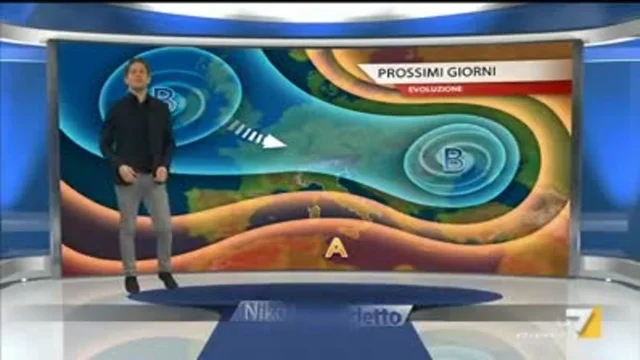 Il meteo della sera