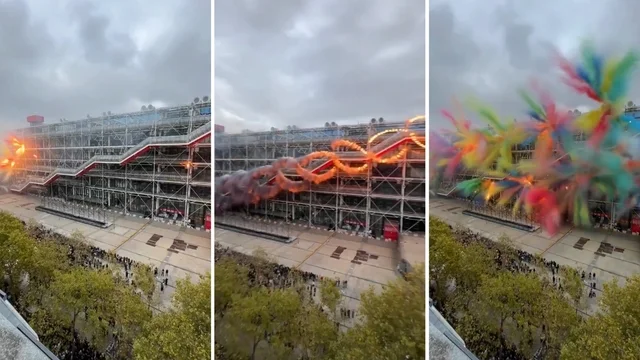 L’ultimo Carnevale del Centre Pompidou: fuochi d'artificio prima di chiudere per ristrutturazione