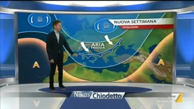 Il meteo della sera del 10 marzo