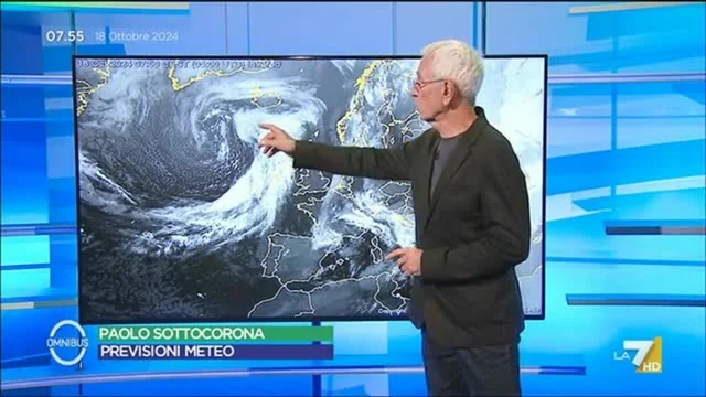 Le previsioni meteo di oggi giovedì 18 ottobre