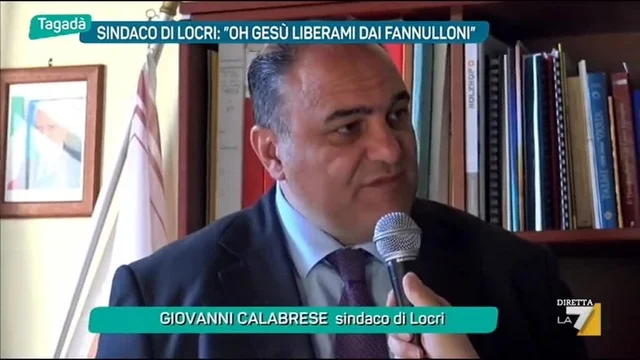 Sindaco di Locri:'Oh Gesù liberami dai fannulloni'