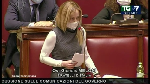 Governo Draghi, Giorgia Meloni: "Senza Fratelli d'Italia all'opposizione, l'Italia vicina alla Corea del Nord"