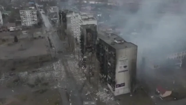 Borodyanka: la città ucraina completamente devastata dai bombardamenti