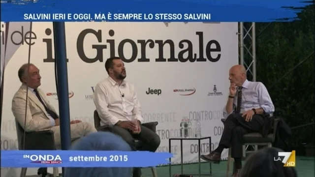 Salvini ieri e oggi