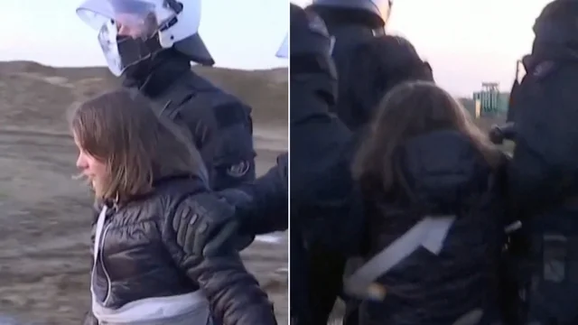 Greta Thunberg arrestata dalla polizia tedesca: il video