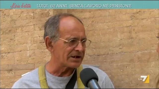 Luigi, 62 anni, senza lavoro nè pensione