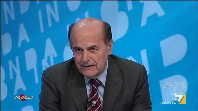 Pier Luigi Bersani: 'Le parole di Vasco ti entrano come pallottole in testa'